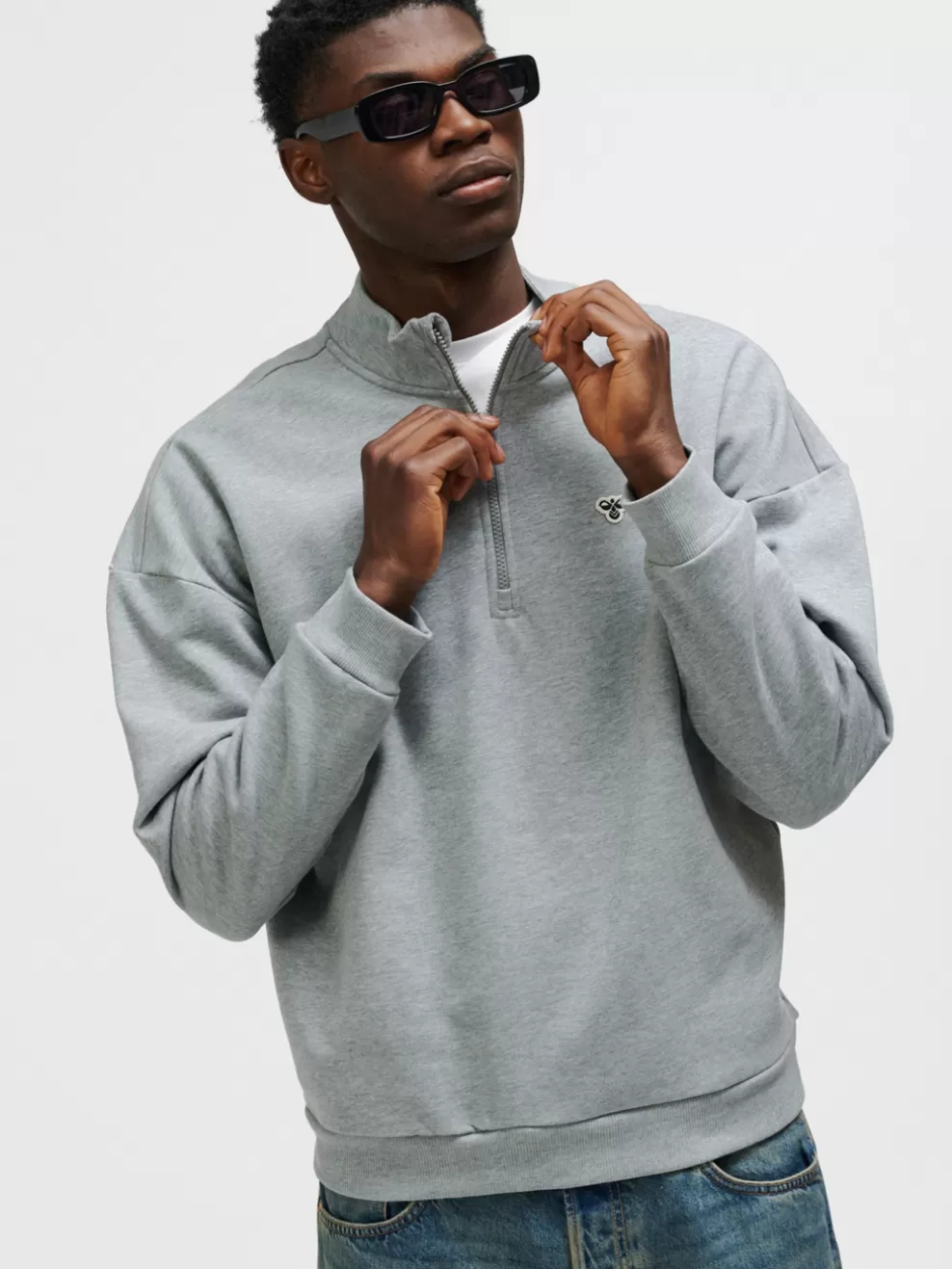 hmlLOOSE HALF ZIP BEE*hummel New