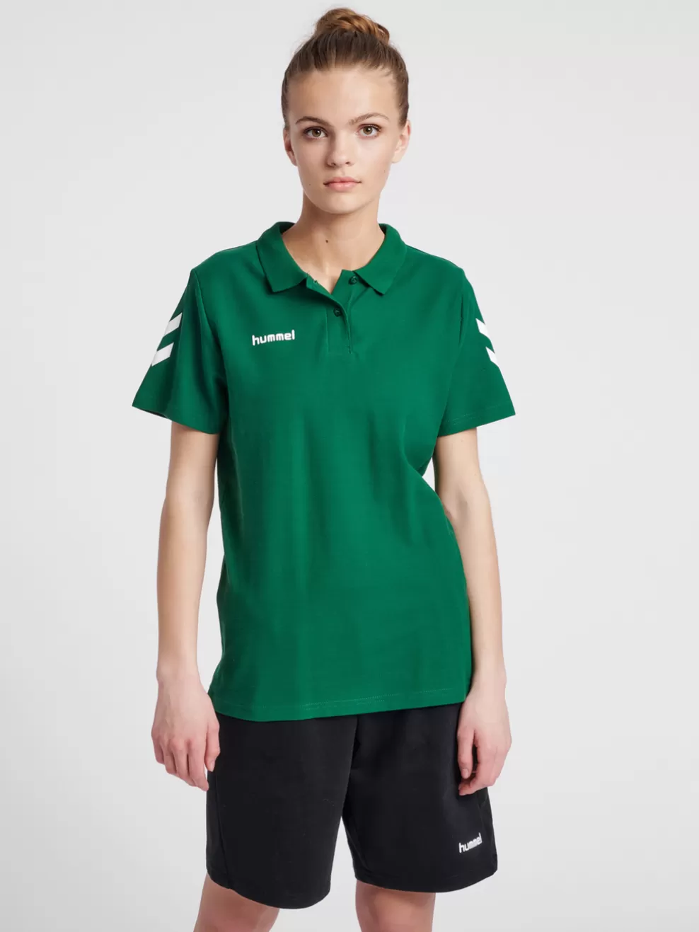 GO COTTON POLO WOMAN*hummel Clearance